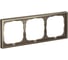 Рамка 3-постовая ArtGallery, универсальная Systeme Electric Мокко GAL000603 2