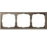 Рамка 3-постовая ArtGallery, универсальная Systeme Electric Мокко GAL000603 1