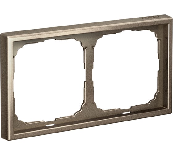 Рамка 2-постовая универсальная Systeme Electric ArtGallery Мокко GAL000602 1