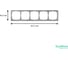 Рамка 5-постовая ArtGallery, универсальная Systeme Electric Алюминий GAL000305 3