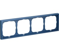 Рамка 4-постовая универсальная Systeme Electric ArtGallery Аквамарин GAL001104