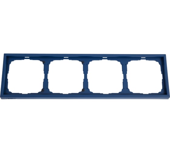 Рамка 4-постовая универсальная Systeme Electric ArtGallery Аквамарин GAL001104 1