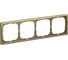 Рамка 4-постовая ArtGallery, универсальная Systeme Electric Золото GAL001604 2