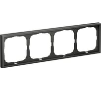 Рамка 4-постовая универсальная Systeme Electric ArtGallery Базальт GAL001404