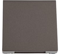 Розетка Systeme Electric ArtGallery Мокко с заземлением со шторками с крышкой, 16А, IP20, механизм GAL000646