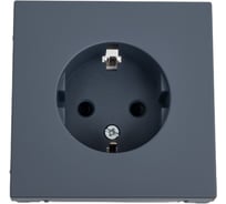 Розетка Systeme Electric ArtGallery Грифель с заземлением со шторками, 16А, механизм GAL000745