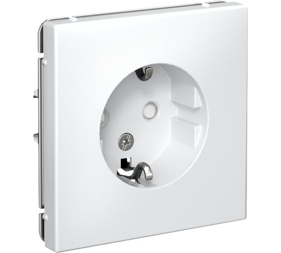 Розетка с заземлением со шторками Systeme Electric ArtGallery, 16 А, механизм, Лотос, арт. GAL001345