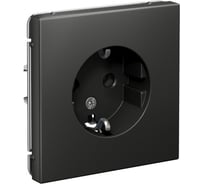 Розетка с заземлением Systeme Electric ArtGallery, 16 А, механизм, Базальт, арт. GAL001443
