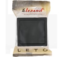Выключатель Lezard LETO чёрный бархат 752-4200-100