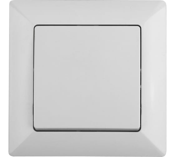 Кнопка включения Intro Solo 410901 10А250В, IP20, СУ, белый Б0053625 1