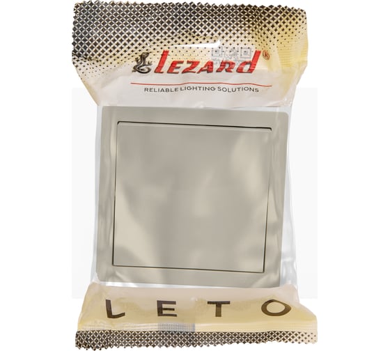 Выключатель Lezard LETO крем 752-0300-100