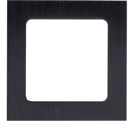 1-местная рамка EKF PROxima Стокгольм, металлическая, черная EZM-G-302-10