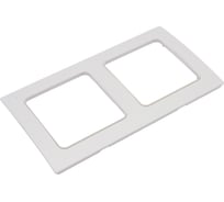 2-местная рамка EKF PROxima Стокгольм, белая EXM-G-303-10