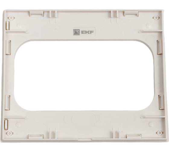 2-местная рамка для розетки EKF PROxima Стокгольм белая EYM-G-304-10