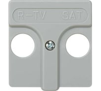 Накладка на телевизионную розетку Simon R-TVSAT, широкий модуль, S27, серый 27097-37
