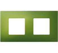 Декоративная накладка Simon на рамку базовую, 2 поста, S27 Play, Arctic, зелёный 2700627-084