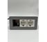 Встраиаемая модульная розетка Inrior на 2 EURO и свободные модули под стандарт Legrand 45x45 LD-03-80 1