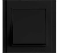 Выключатель Верона Черный одноклавишный Metronex Electric FVK020101CMT