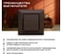 Выключатель Рим Шоколад одноклавишный Metronex Electric FVK010111TKR 3