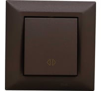 Выключатель Рим Шоколад реверсивный промежуточный Metronex Electric FVK010109TKR