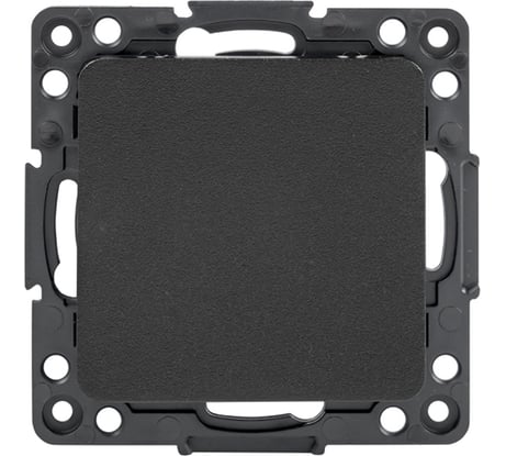 Механизм 1-клавишного выключателя EKF PROxima Стокгольм, 10А, черный EZV10-021-10