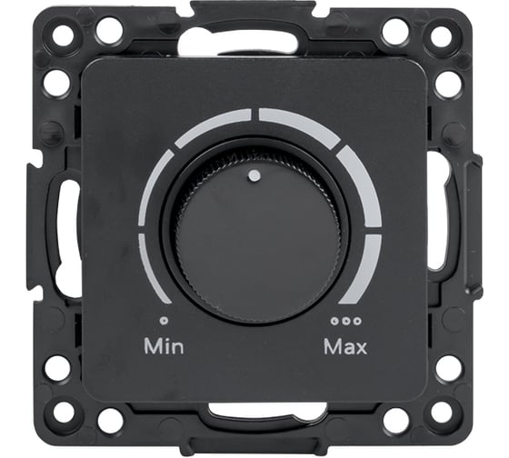 Механизм светорегулятора EKF PROxima Стокгольм, 600W, 220В, черный EZD06-101-10