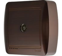 ТВ розетка Lezard DEMET проходная маун 711-0400-129
