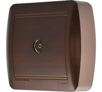 ТВ розетка Lezard DEMET оконечная маун 711-0400-130