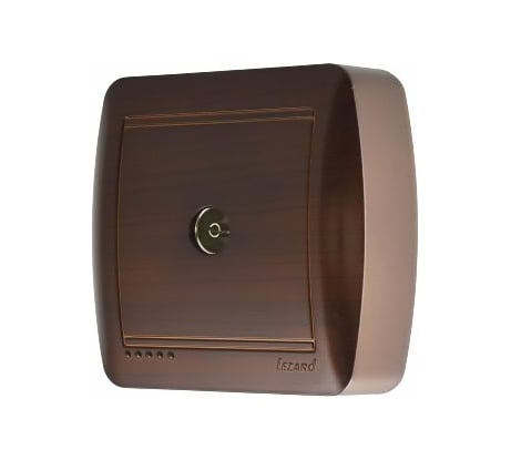 ТВ розетка Lezard DEMET оконечная маун 711-0400-130