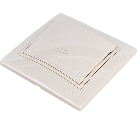 Промежуточный выключатель Lezard MIRA крем со вставкой 701-0303-107