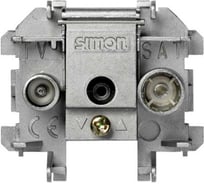 Телевизионная розетка Simon R-TV-SAT проходная, S73, S73 Loft 73487-69