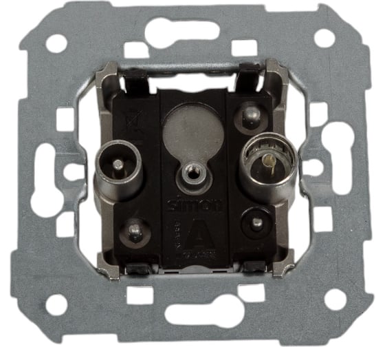 Розетка R-TV+SAT Simon одиночная цифровой сигнал, S82, S82N, S88, S82 Detail 75466-69