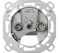 Розетка R-TV+SAT Simon проходная аналоговый сигнал, S82, S82N, S88, S82 Detail 75487-39