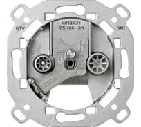 Розетка R-TV+SAT Simon конечная аналоговый сигнал, S82, S82N, S88, S82 Detail 75488-39
