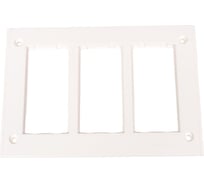 Рамка Simon на 3 S-модуля к монт.коробке SBM250, Сима Про, белый SBM302-9