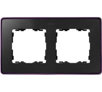 Рамка Simon декоративная, 2 поста, Select, S82 Detail, графит-фиолетовый металлик 8201620-251