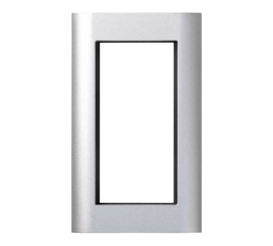 Рамка Simon монтажная на 1 S-модуль, суппорт+рамка, SC, алюминий SAL100-8 1