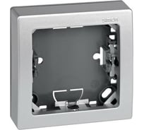 Рамка Simon универсальная, 1 пост, 75х75мм, S73 Loft, алюминий С73610-63