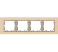Рамка Simon декоративная, 4 поста, S82 Nature, Дерево, клён-шампань 82947-68
