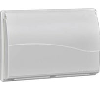 Рамка Simon на 3 S-модуля с крышкой к монт.коробке SBM250, Сима Про, белый SBMT302-9
