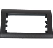 Рамка Simon монтажная на 1 S-модуль, суппорт+рамка, SC, графит SAL100-14