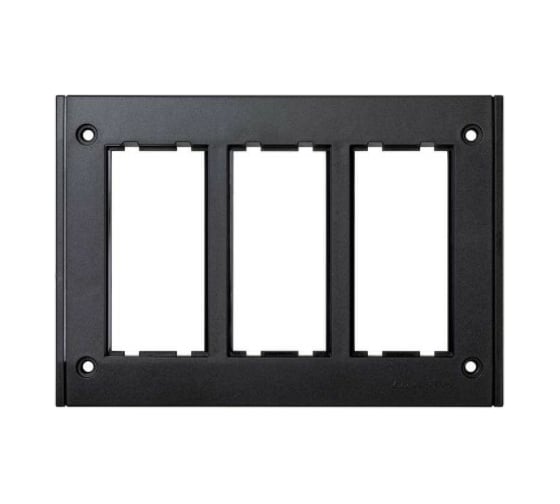 Рамка Simon на 3 S-модуля к монт.коробке SBM250, Сима Про, графит SBM302-14 1