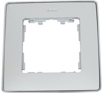 Рамка Simon декоративная, 1 пост, Select, S82 Detail, алюминий-хром 8201610-093