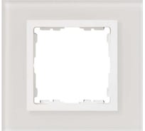 Рамка Simon декоративная, 1 пост, S82 Nature, Стекло, белый-белый 82617-30