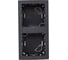 Вертикальная рамка Simon S73 Loft, 2 поста, 75х146мм, графит 73621-62 3