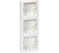 Вертикальная рамка Simon S73 Loft, 3 поста, 75х217мм, белый 73631-60