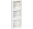 Вертикальная рамка Simon S73 Loft, 3 поста, 75х217мм, белый 73631-60 1
