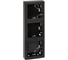 Вертикальная рамка Simon S73 Loft, 3 поста, 75х217мм, графит 73631-62 1