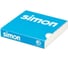 Декоративная рамка Simon Original, S82 Detail, 1 пост, белый, цвет основания - розовый 8200610-203 2