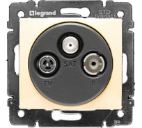 Механизм розетки Legrand TV-FM-SAT СП Valena сл. кость Leg 774335